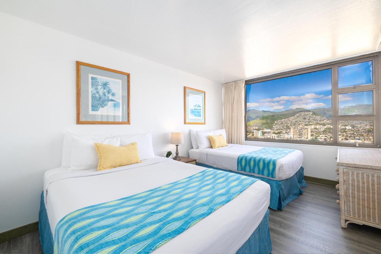 Waikiki Escapade Mountain Views Condo, Steps To Beach With Parking Perk Honolulu Exterior foto